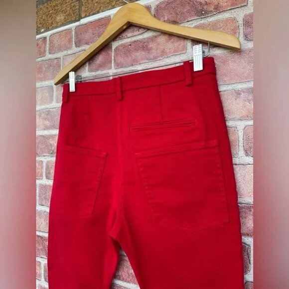 N°21  red capris jeans trousers size 26 - Picture 7 of 11